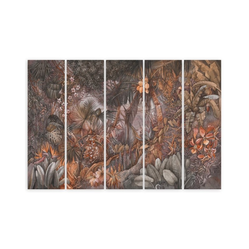 Modernes Wandbild - Tiefer Dschungel | Feeby