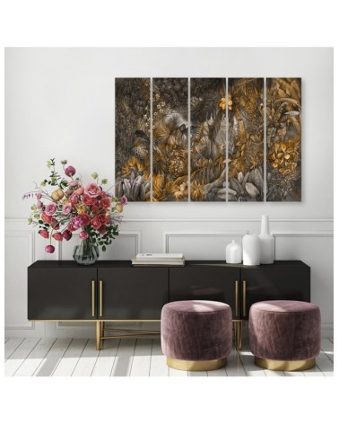 Dekoratives Leinwandbild - Tiefer Dschungel | Feeby