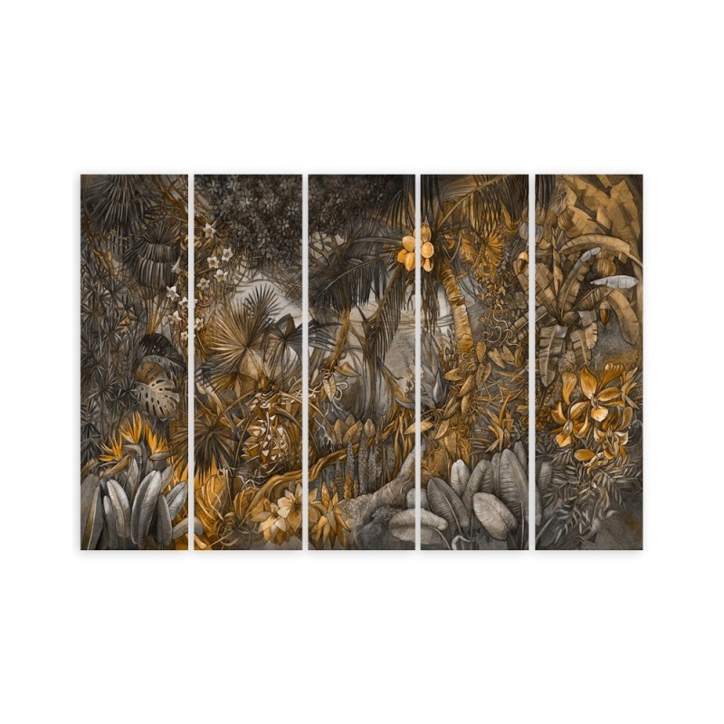 Dekoratives Leinwandbild - Tiefer Dschungel | Feeby