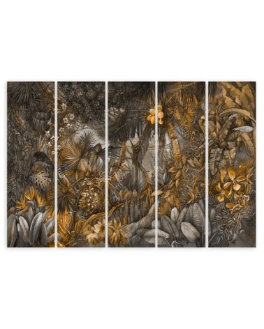 Dekoratives Leinwandbild - Tiefer Dschungel | Feeby