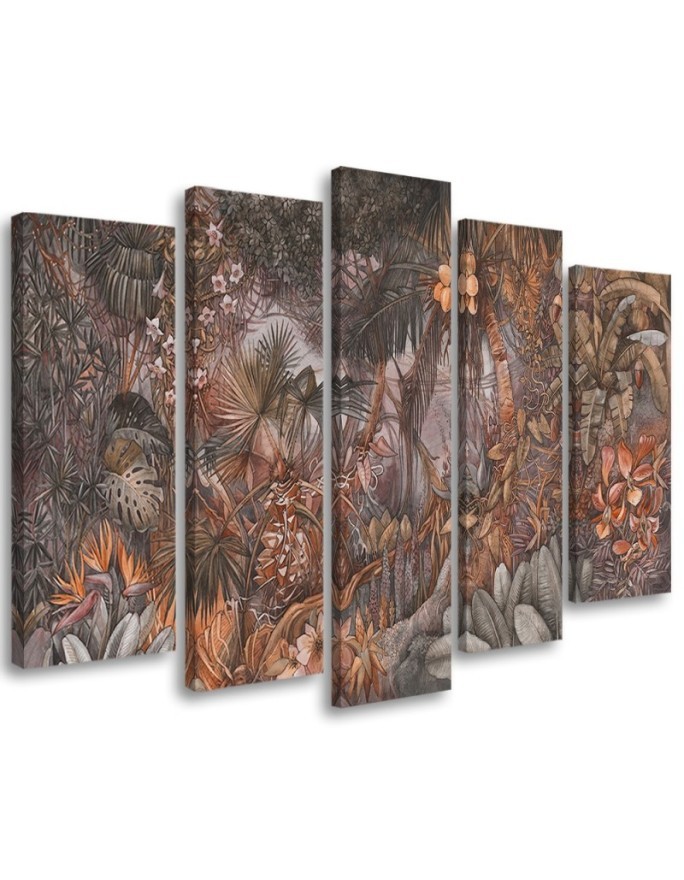 Leinwandbild - Tiefer Dschungel | Feeby