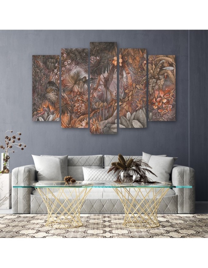Obraz na ścianę canvas - Głęboka dżungla | FEEBY