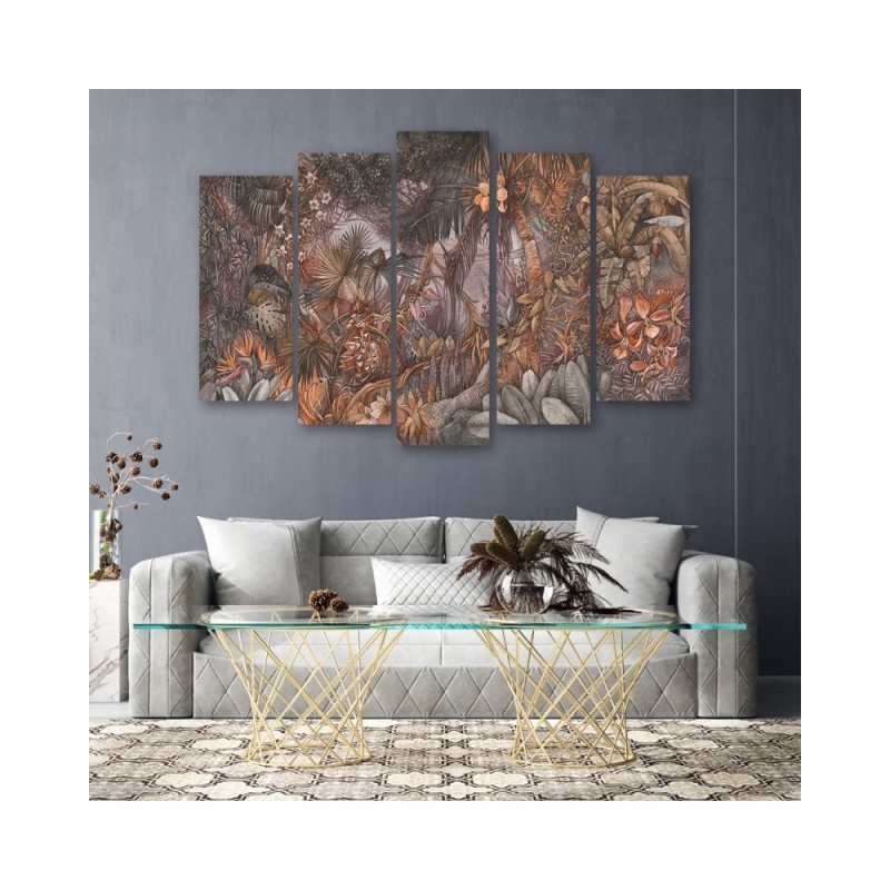 Leinwandbild - Tiefer Dschungel | Feeby