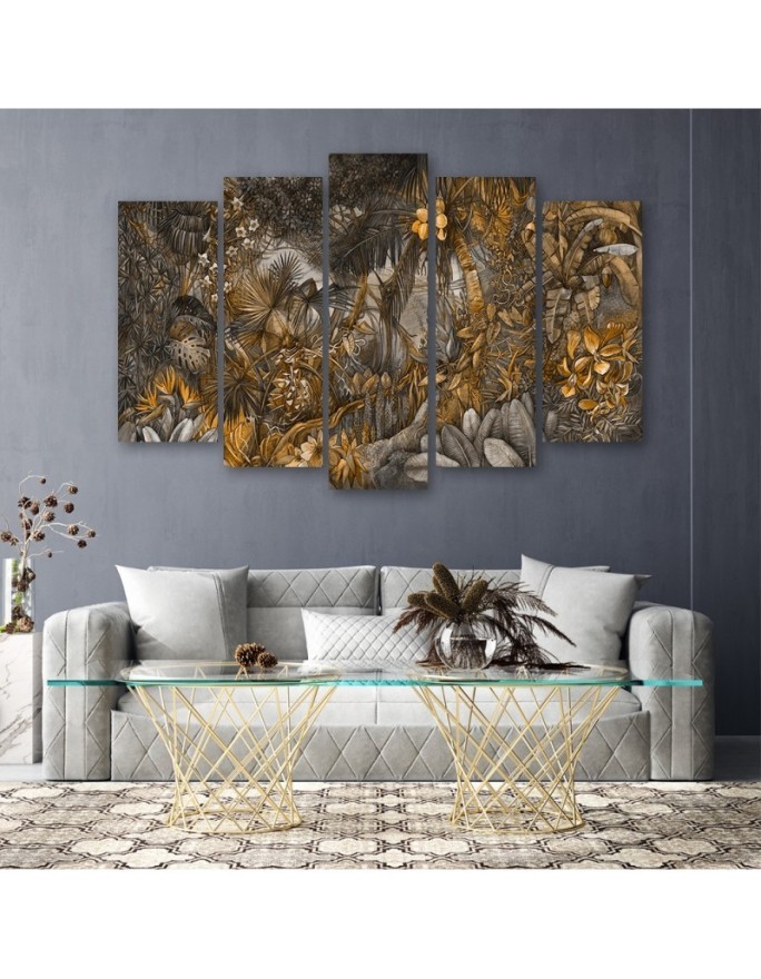 Obraz na ścianę canvas - Głęboka dżungla | FEEBY