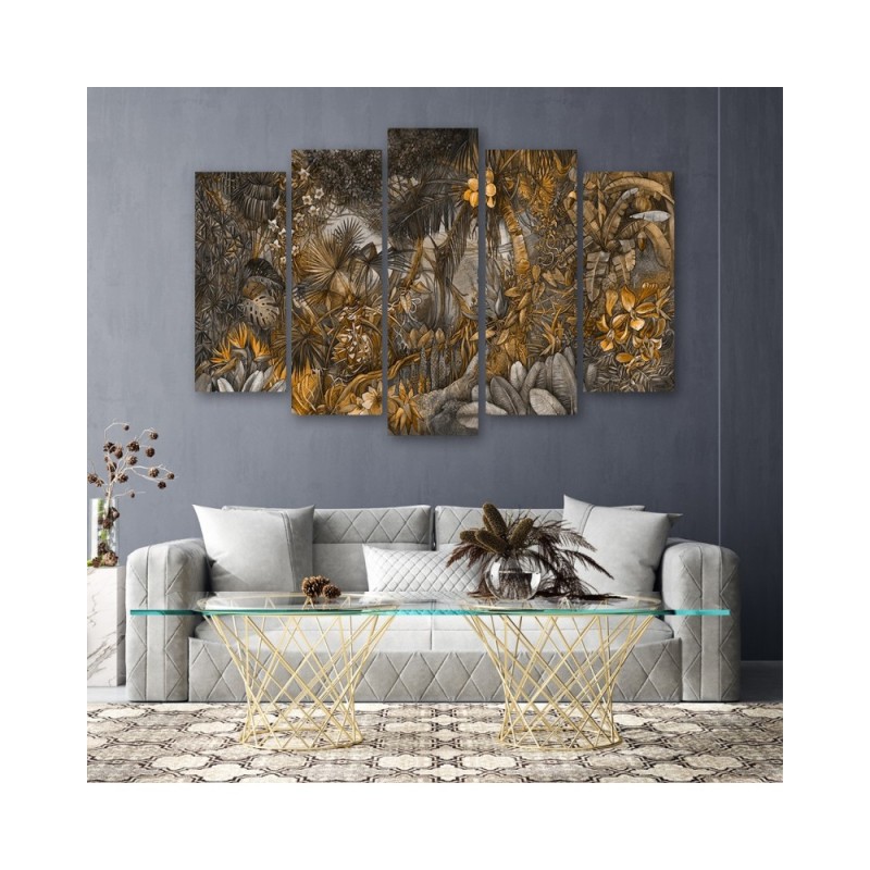 Bild auf Leinwand - Tiefer Dschungel | Feeby