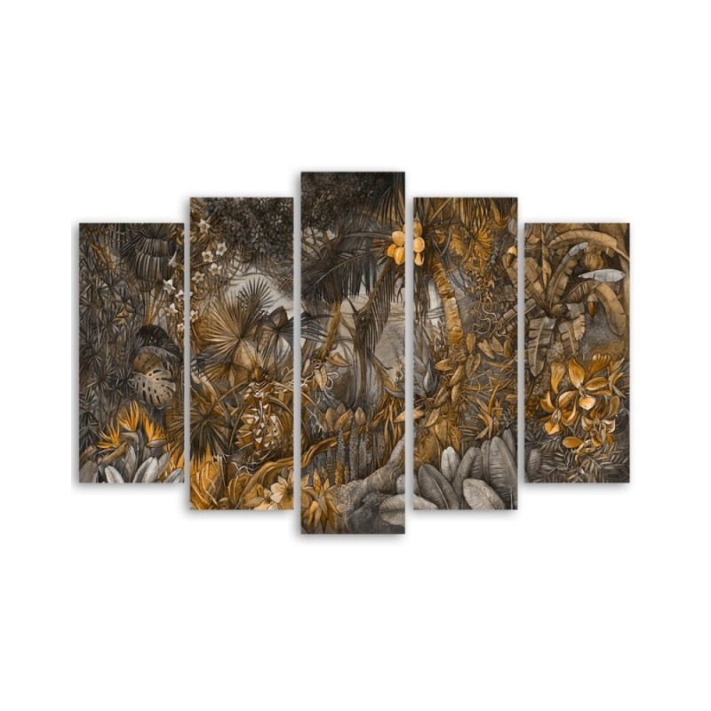 Bild auf Leinwand - Tiefer Dschungel | Feeby