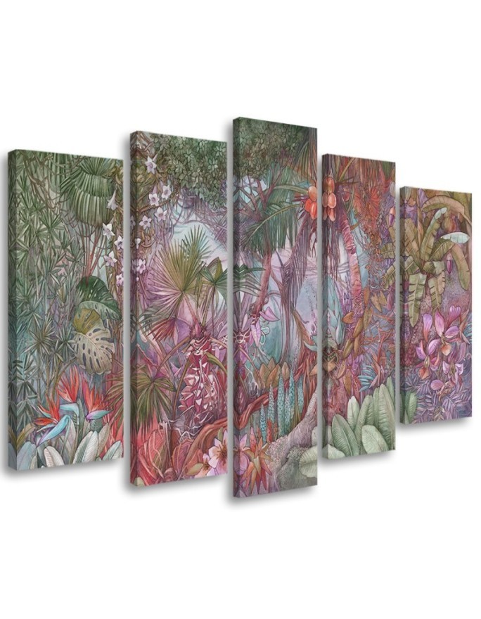 Leinwandbild - Tiefer Dschungel | Feeby