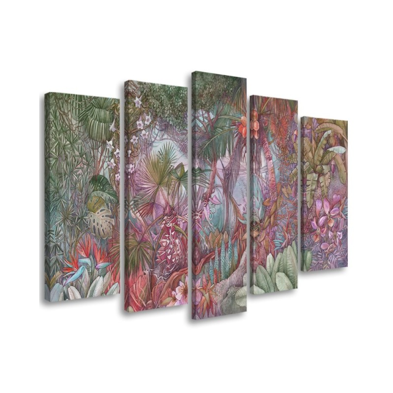 Leinwandbild - Tiefer Dschungel | Feeby