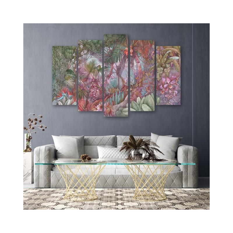 Leinwandbild - Tiefer Dschungel | Feeby