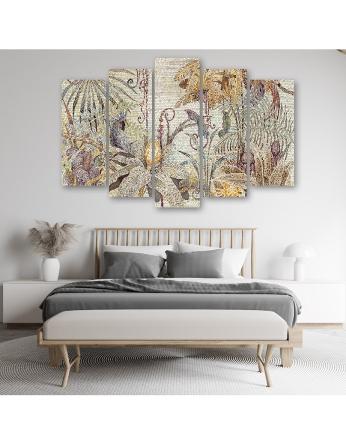 Obraz na ścianę canvas - Dżungle mozaika | FEEBY