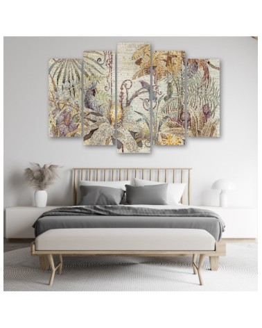 Modernes Wandbild - Mosaik -Dschungel | Feeby