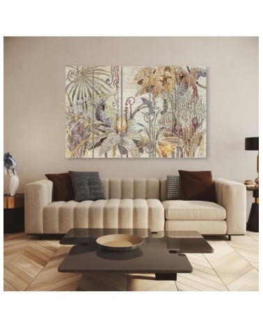 Bild auf Leinwand - Mosaik -Dschungel | Feeby