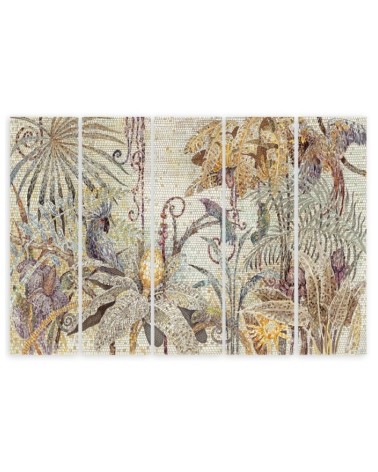 Bild auf Leinwand - Mosaik -Dschungel | Feeby