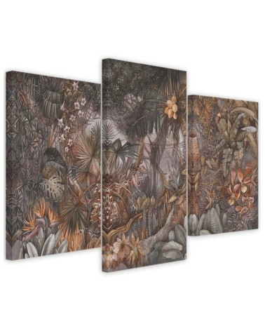 Canvas print for living room canvas - Deep jungle | FEEBY