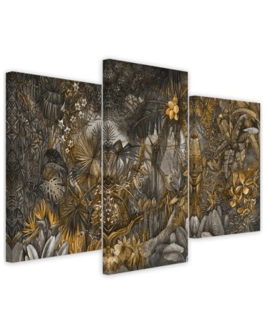 Canvas print for living room canvas - Deep jungle | FEEBY