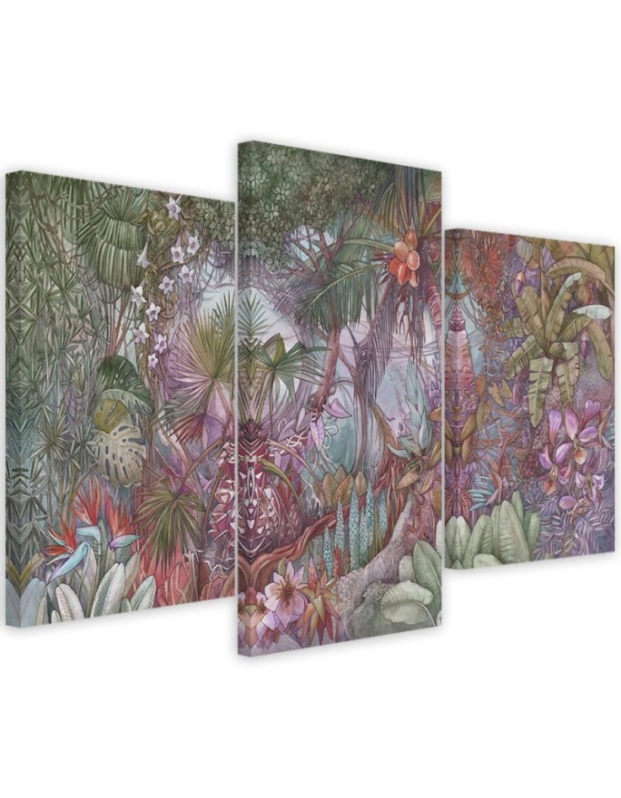 Bild auf Leinwand - Tiefer Dschungel | Feeby