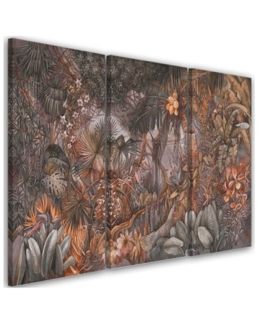 Wall Canvas painting for living room - Deep jungle | FEEBY