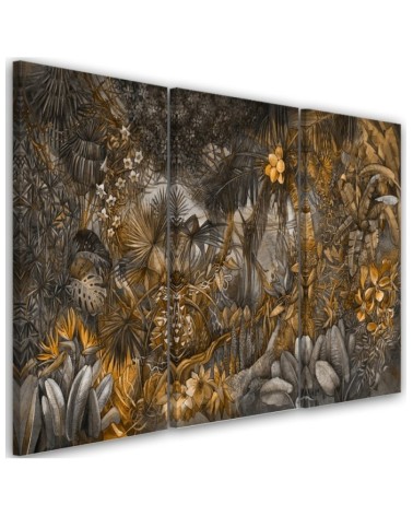 Wall Canvas painting for living room - Deep jungle | FEEBY