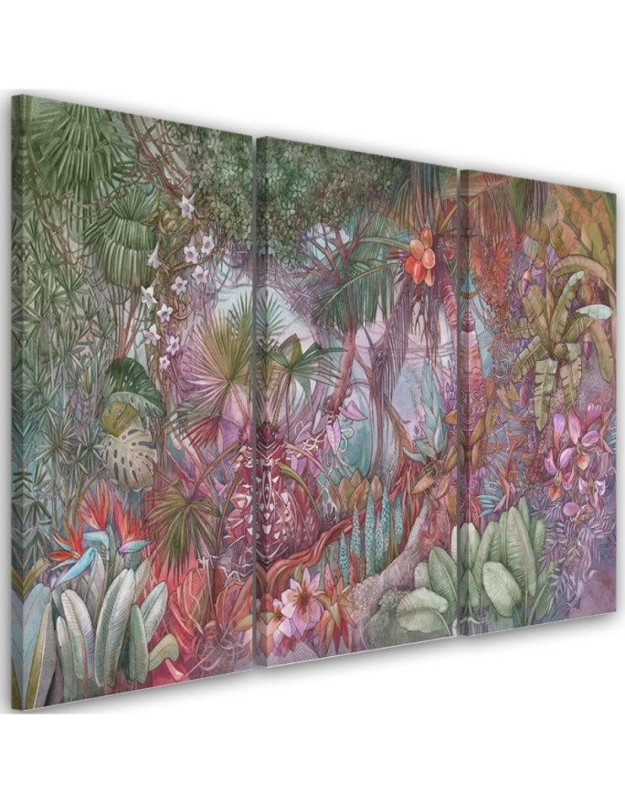 Modernes Wandbild - Tiefer Dschungel | Feeby