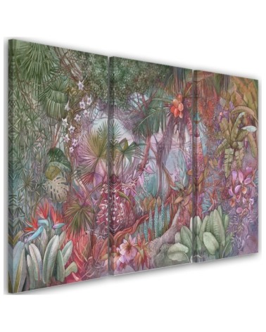 Wall Canvas painting for living room - Deep jungle | FEEBY