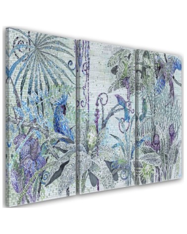 Picture on Canvas for the living room - Jungle mosaic | FEEBY