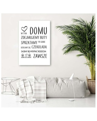 Leinwanddruck - In diesem Haus | Feeby