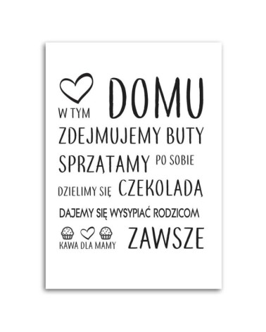 Leinwanddruck - In diesem Haus | Feeby