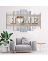 Obraz Napis Home w skandynawskim stylu - Obraz dekoracyjny | FEEBY