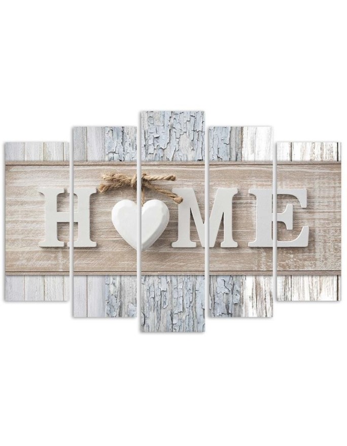 Obraz Napis Home w skandynawskim stylu - Obraz dekoracyjny | FEEBY
