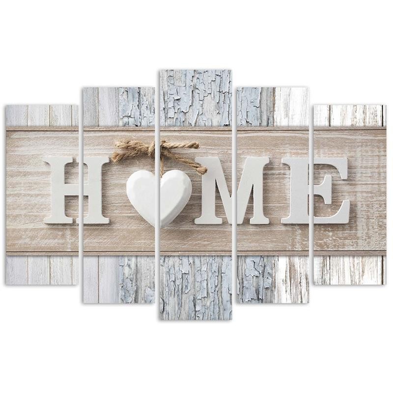 Obraz Napis Home w skandynawskim stylu - Obraz dekoracyjny | FEEBY