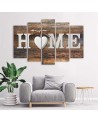 Obraz Napis Home na starej desce vintage - Obraz dekoracyjny | FEEBY