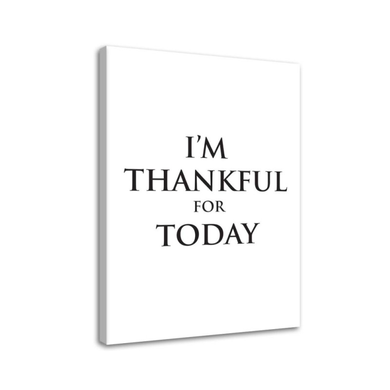 Motivational canvas painting Gratitude Decorative painting | FEEBY