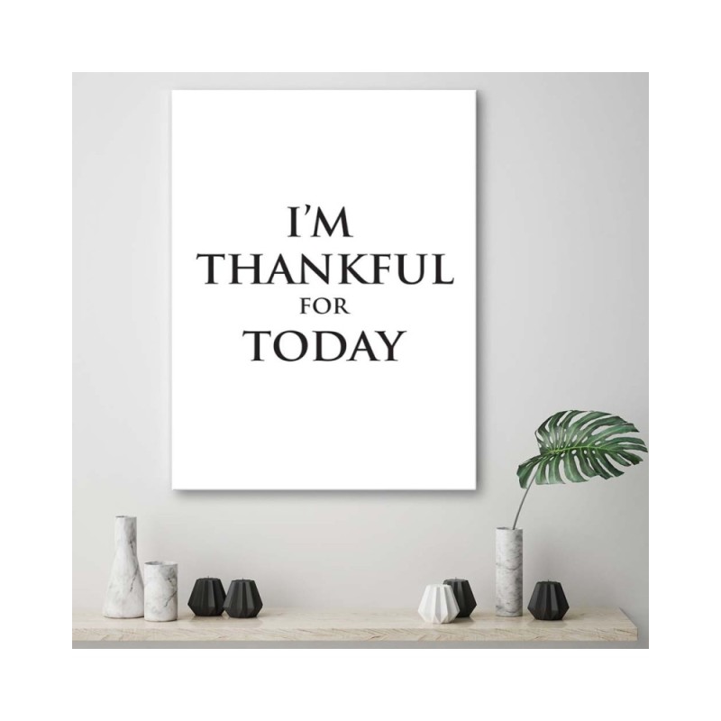 Leinwandbild - Motivierende Dankbarkeit | Feeby