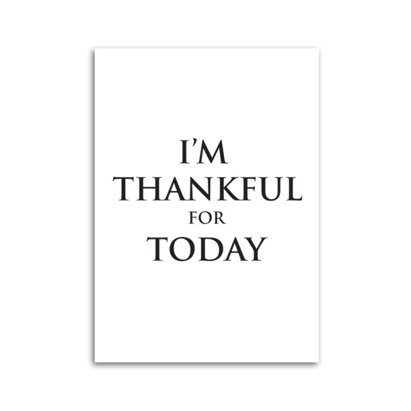 Leinwandbild - Motivierende Dankbarkeit | Feeby