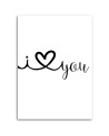 I love you - Nowoczesny obraz do sypialni | FEEBY