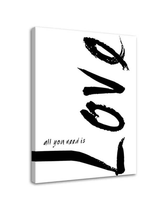 Modernes Wandbild - Weiße Liebe | Feeby