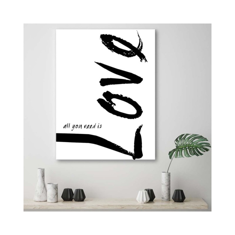 Modernes Wandbild - Weiße Liebe | Feeby