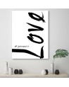 Białe love - Nowoczesny obraz do sypialni | FEEBY