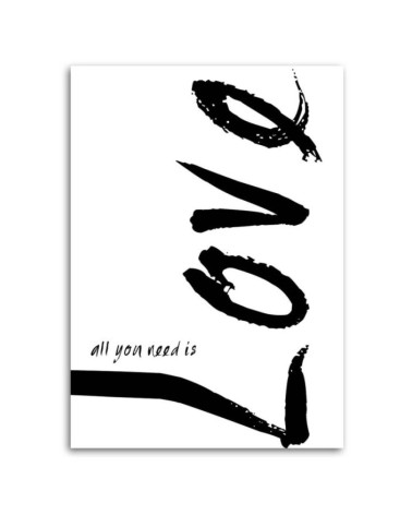 Modernes Wandbild - Weiße Liebe | Feeby