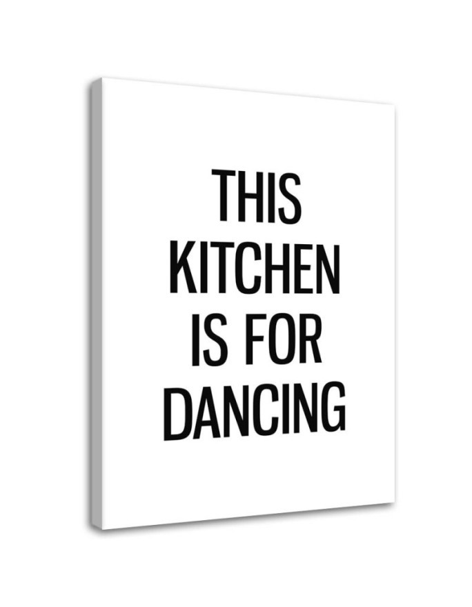 Leinwanddruck - Küche tanzen | Feeby