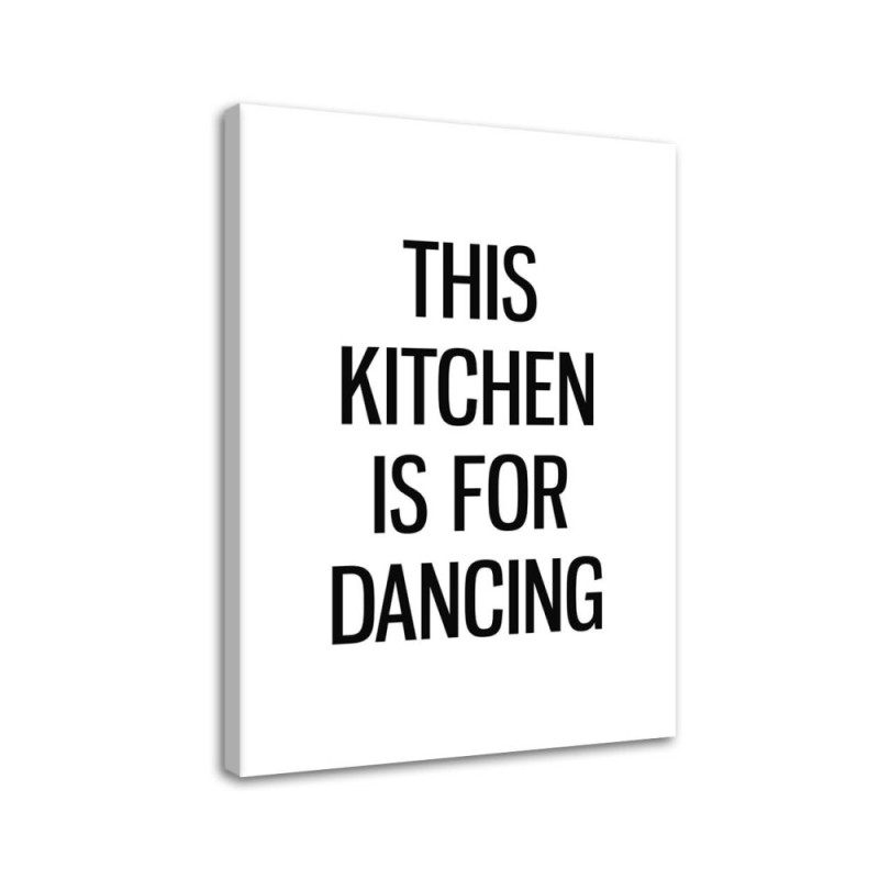 Leinwanddruck - Küche tanzen | Feeby