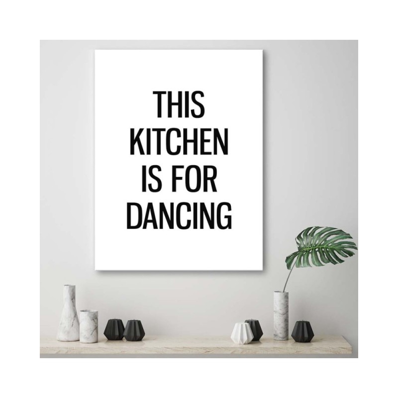 Leinwanddruck - Küche tanzen | Feeby