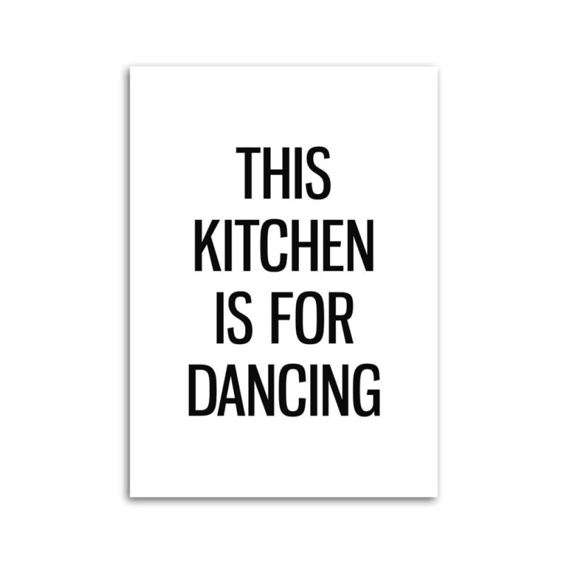 Leinwanddruck - Küche tanzen | Feeby