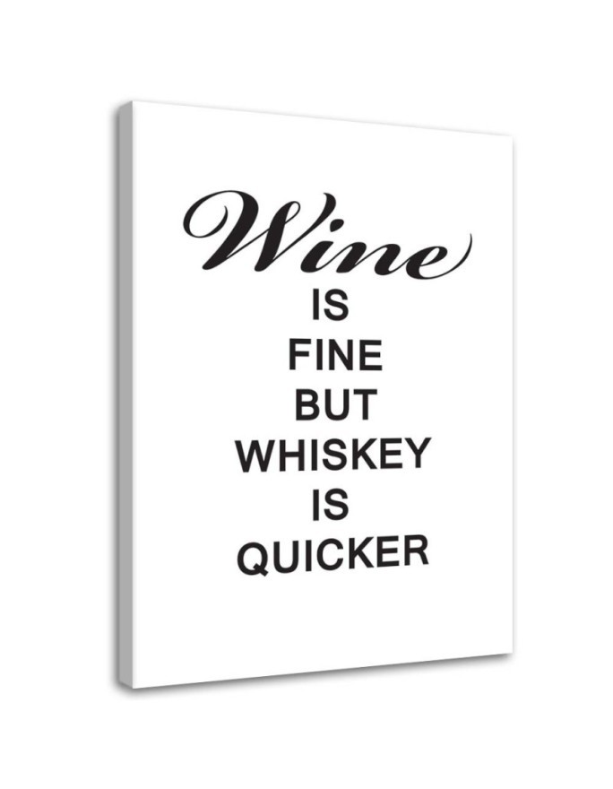 Wino i whiskey - Nowoczesny obraz do kuchni | FEEBY