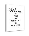 Wino i whiskey - Nowoczesny obraz do kuchni | FEEBY