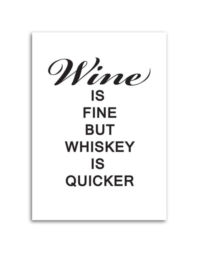 Wino i whiskey - Nowoczesny obraz do kuchni | FEEBY