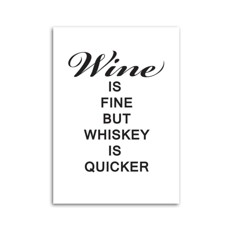 Bild auf Leinwand - Wein und Whiskey | Feeby
