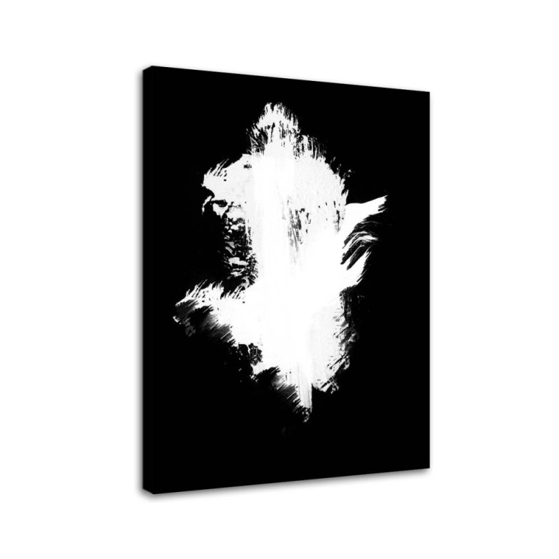 Contrast of colours - Modern Canvas painting for the living room | FEEBY