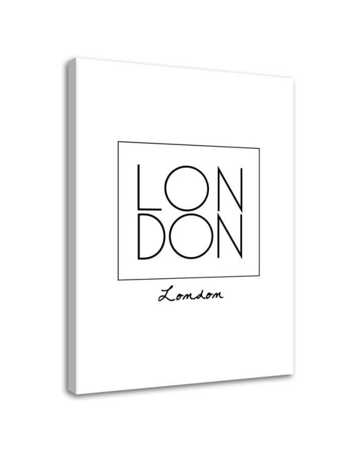 Leinwanddruck - Inschrift London | Feeby