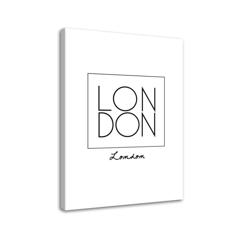Leinwanddruck - Inschrift London | Feeby